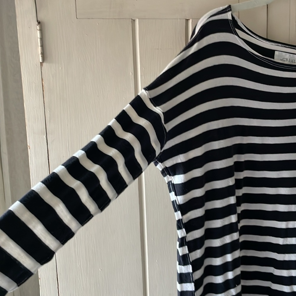 The Great Striped Long Sleeve Tee Size Small - Picture 4 of 7